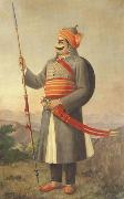 Raja Ravi Varma Maharana Prathap Singh oil on canvas
